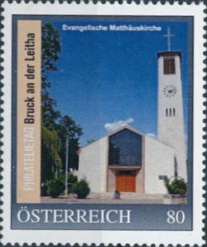 PM - Personalisierte Marke - Philatelietag - Bruck an der Leitha - Evangelische Matthäuskirche - Postfrisch ** / DB / Kommissionsverkauf "BH"